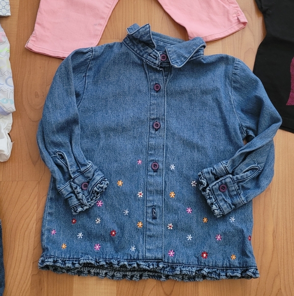 Mini Boden, Old Navy, Champion Girls 2T Clothes Tops Shirts Shorts Lot Of 8 - Picture 13 of 14